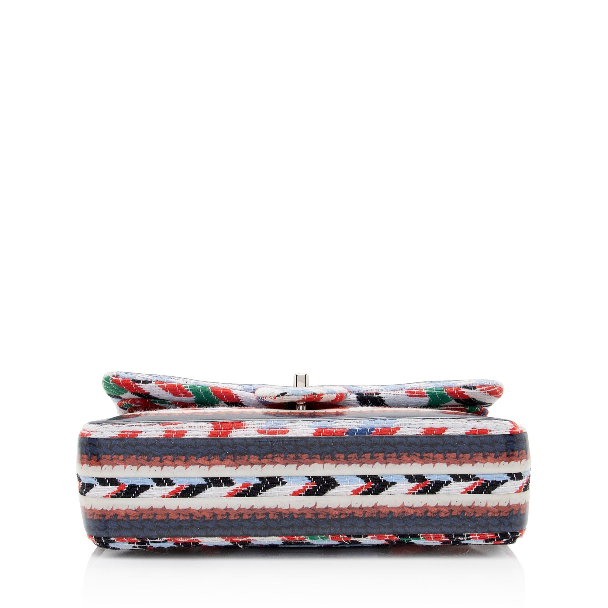 Chanel Tweed Braided Classic Medium Double Flap Bag (SHF-Mow7cj)