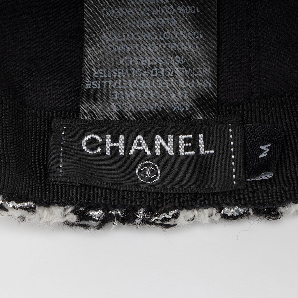 Chanel Tweed CC Baseball Hat - Size M