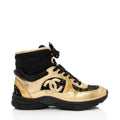 Chanel Tweed CC High Top Sneakers - Size 8.5 / 38.5