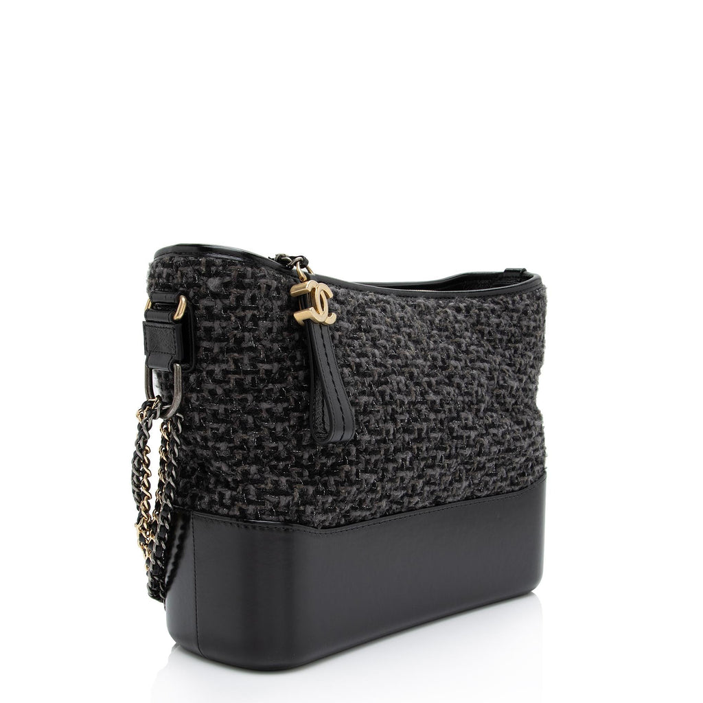 Chanel Tweed Calfskin Gabrielle Medium Hobo