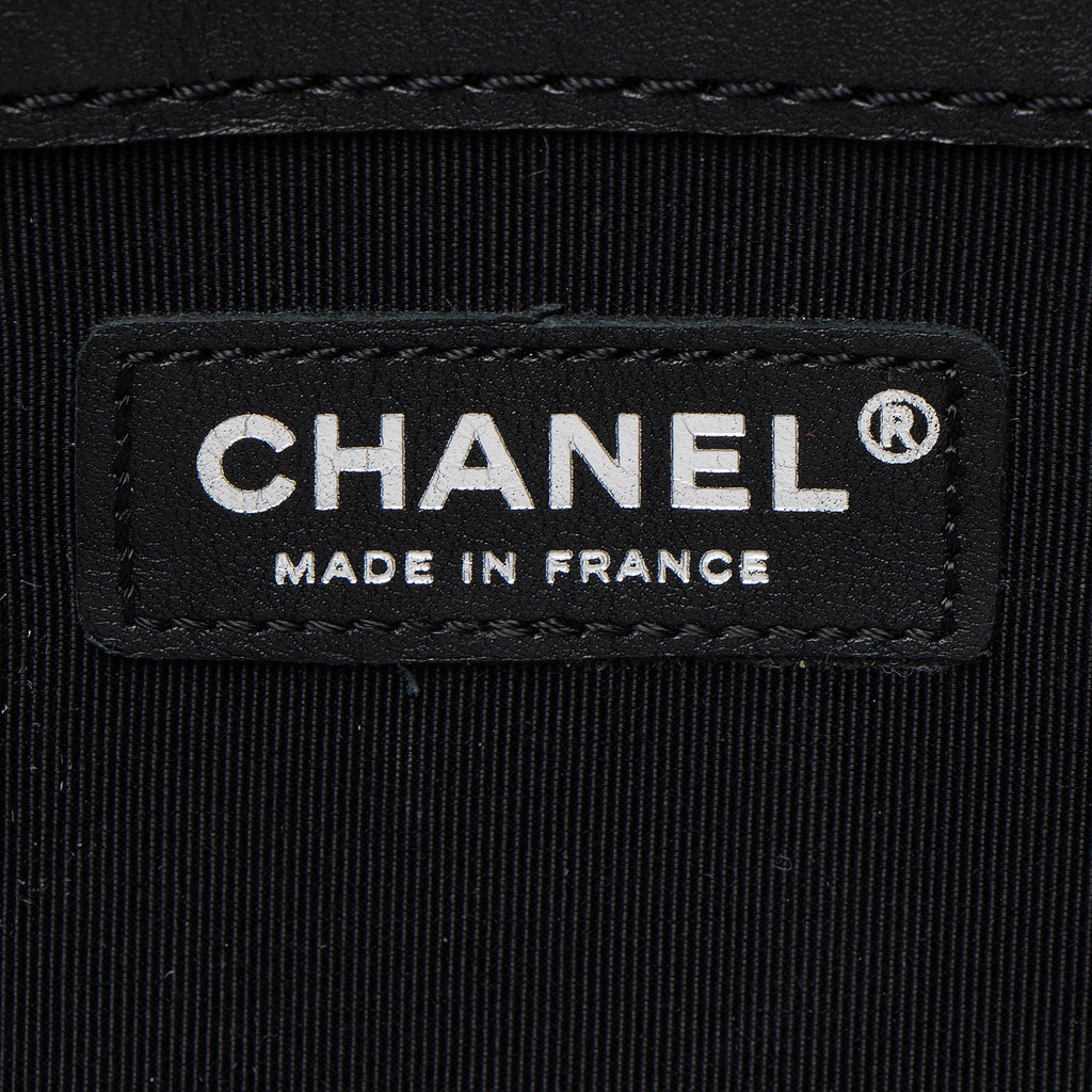 Chanel Tweed Calfskin Paris-Dallas Enchained Old Medium Boy Bag