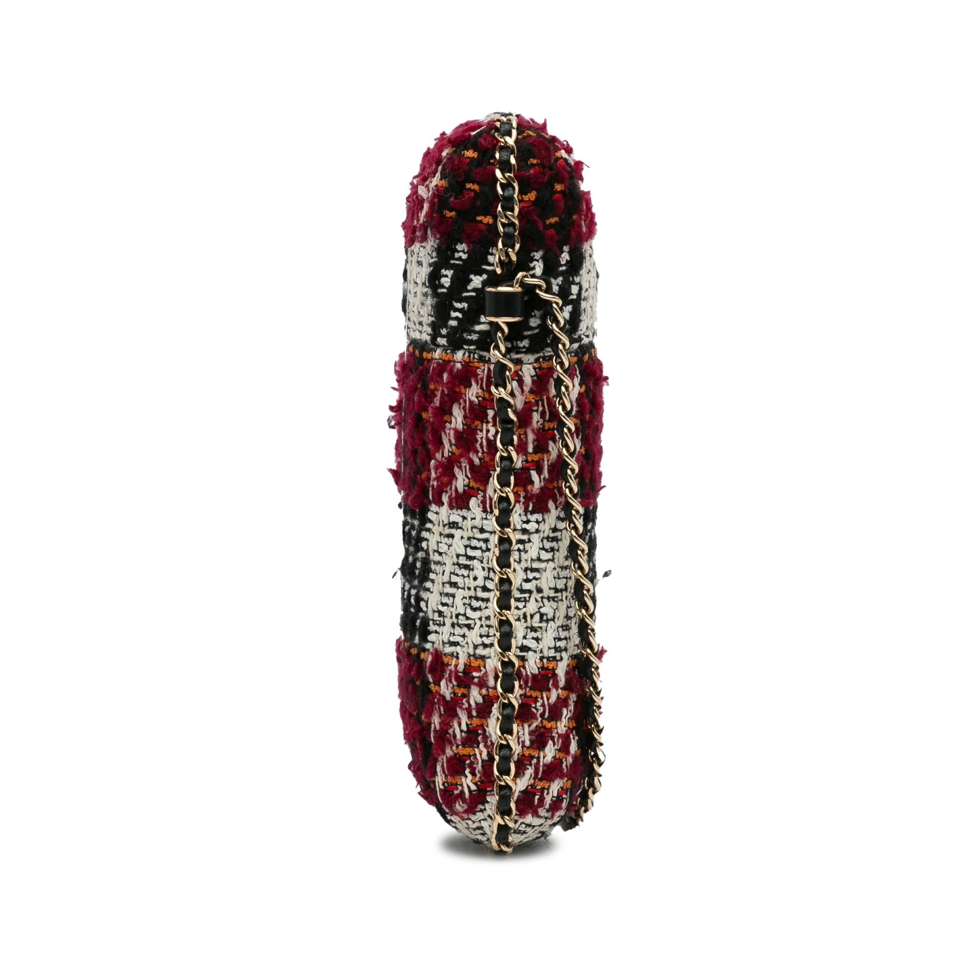 Chanel Tweed Chain Around Phone Holder (SHG-fNtDa5)