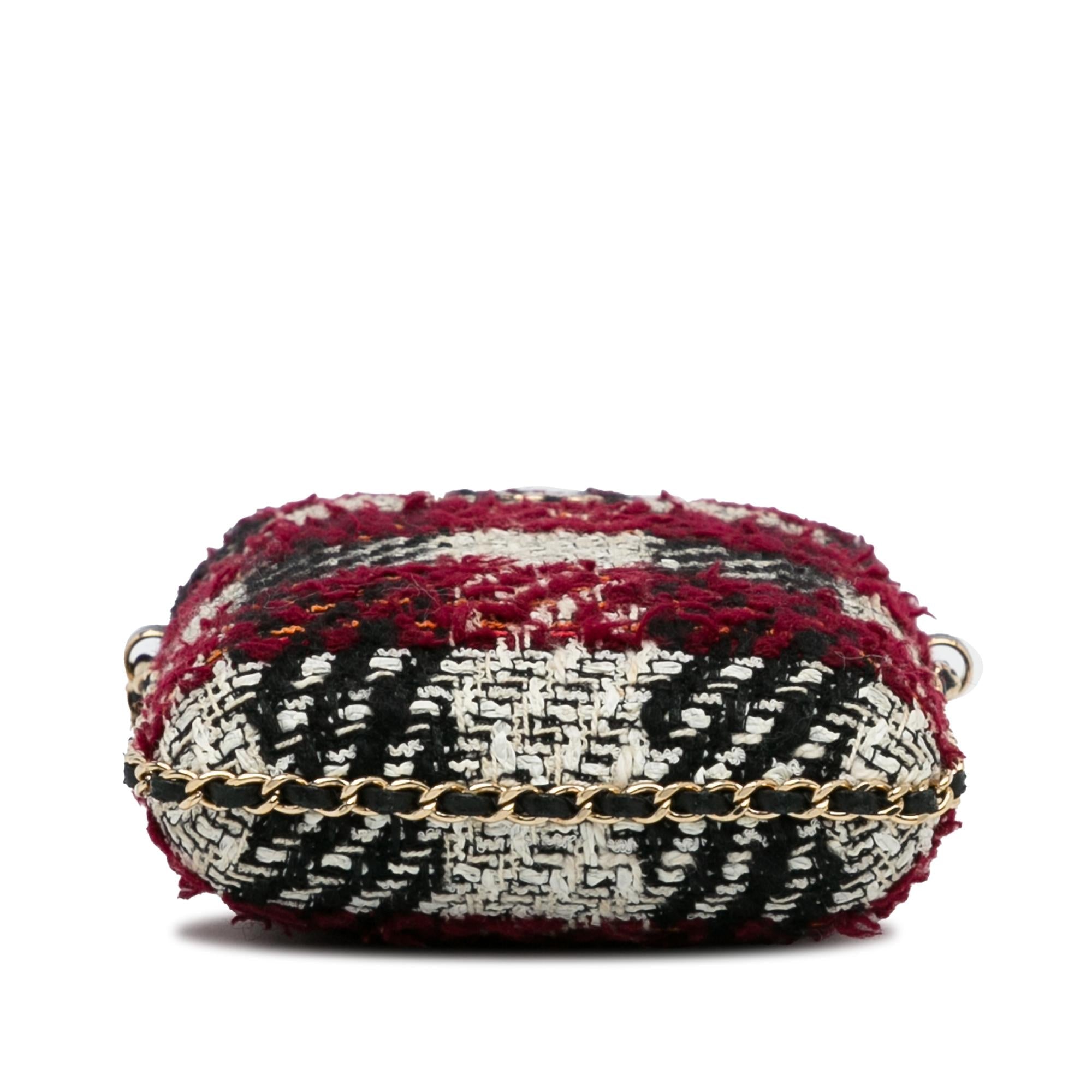 Chanel Tweed Chain Around Phone Holder (SHG-fNtDa5)