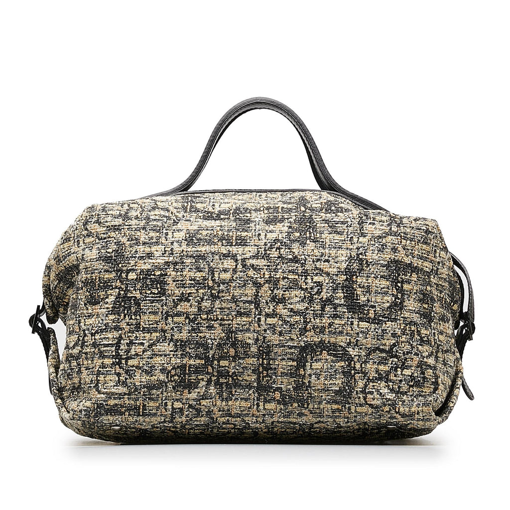Chanel Tweed Clover Handbag (SHG-JHfvlH)