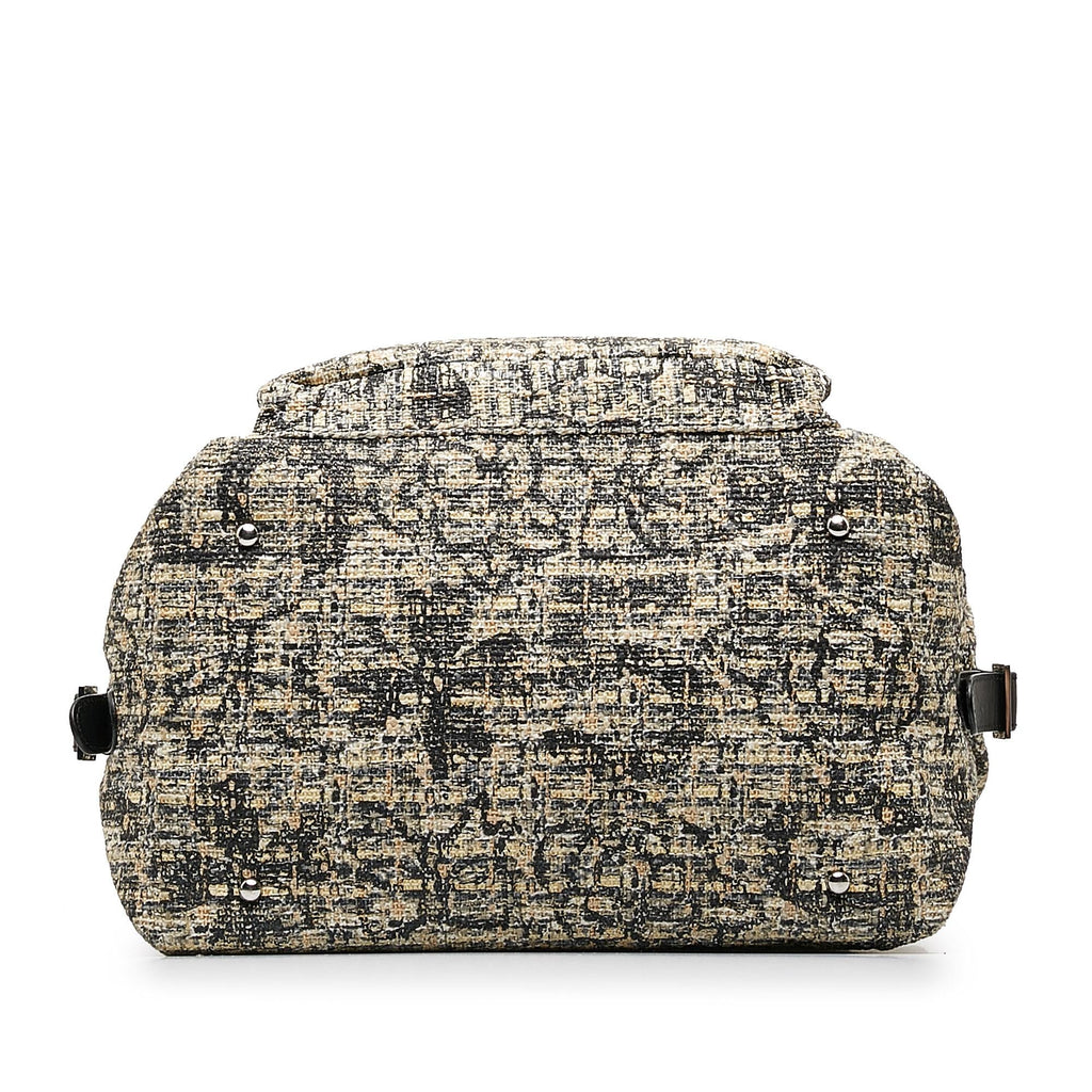 Chanel Tweed Clover Handbag (SHG-JHfvlH)