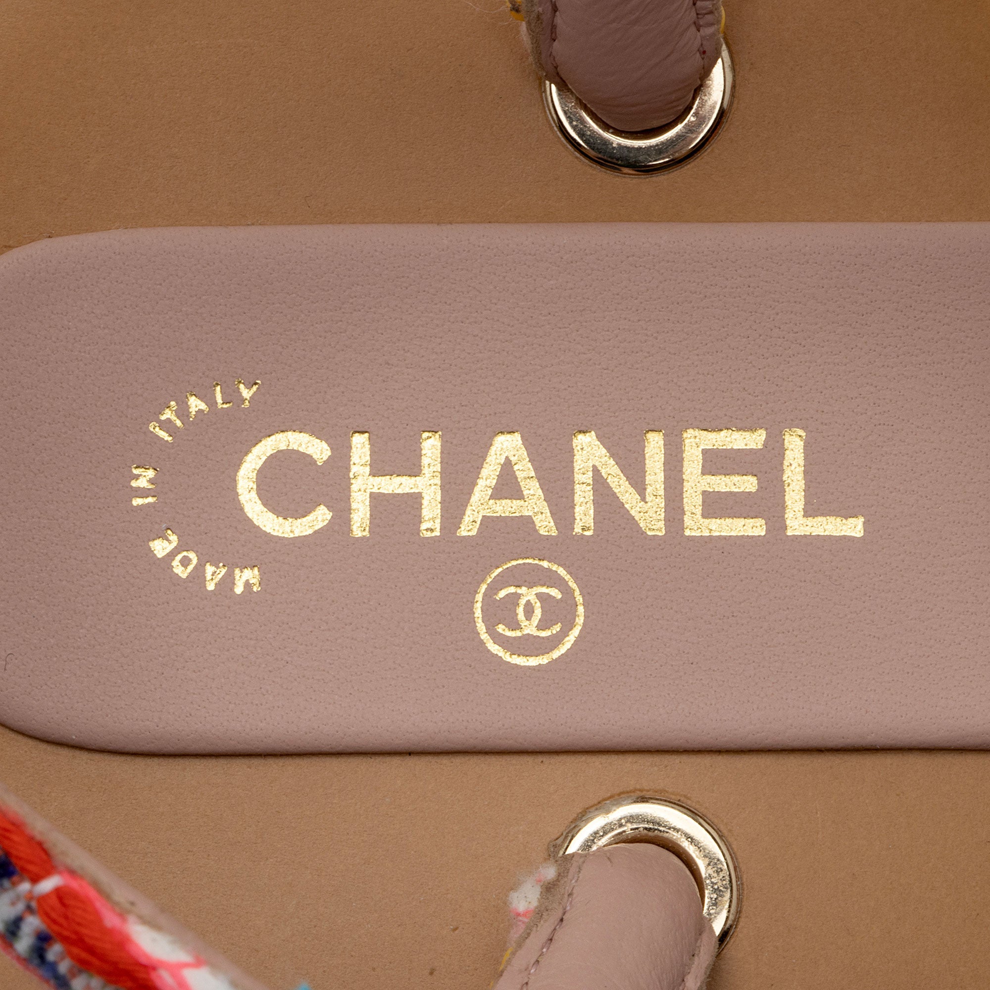 Chanel Tweed Braided Sandals - Size 8.5 / 38.5 (SHF-XCc1iz)