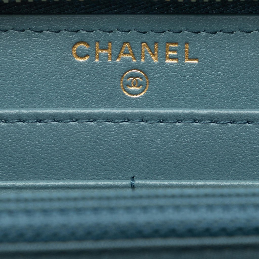 Chanel Tweed Deauville Continental Wallet (SHG-UlzXGM)