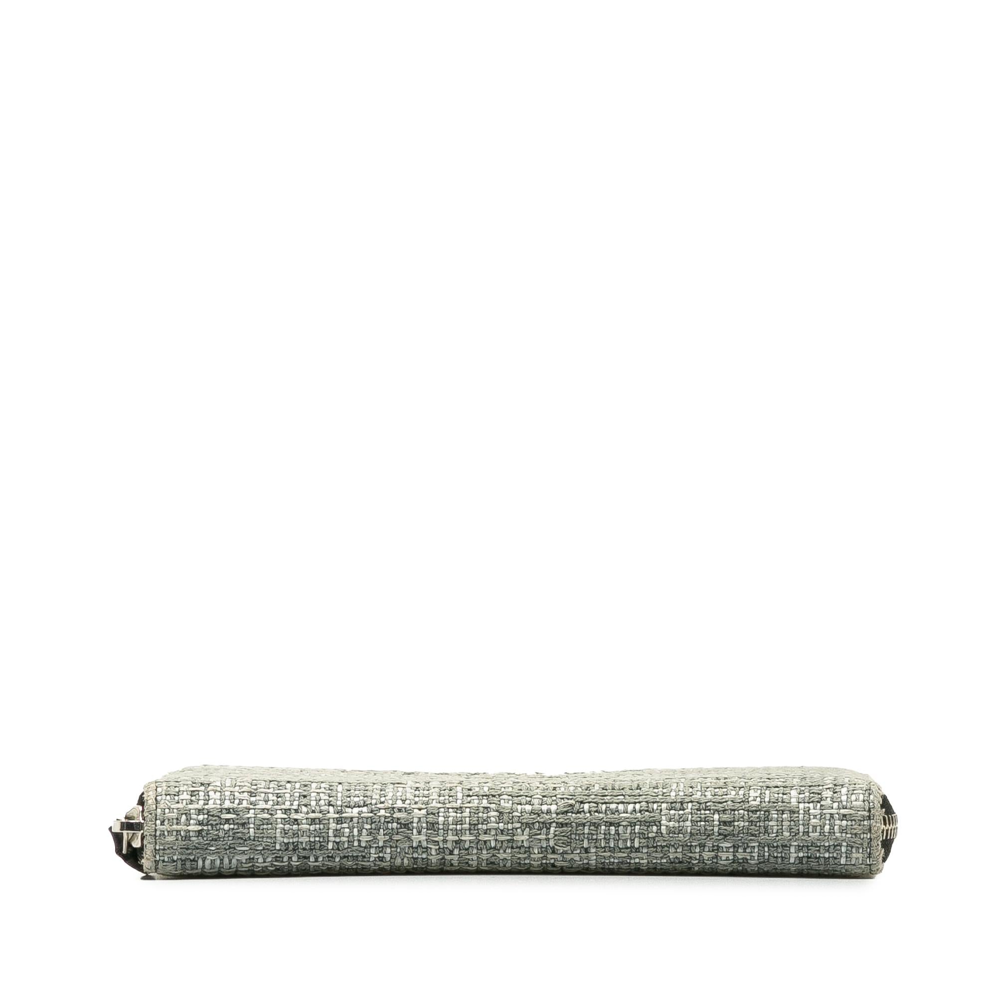 Chanel Tweed Deauville Continental Wallet