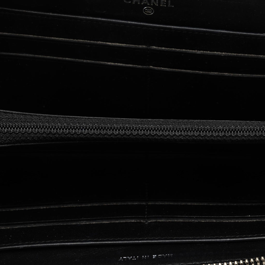 Chanel Tweed Deauville Continental Wallet