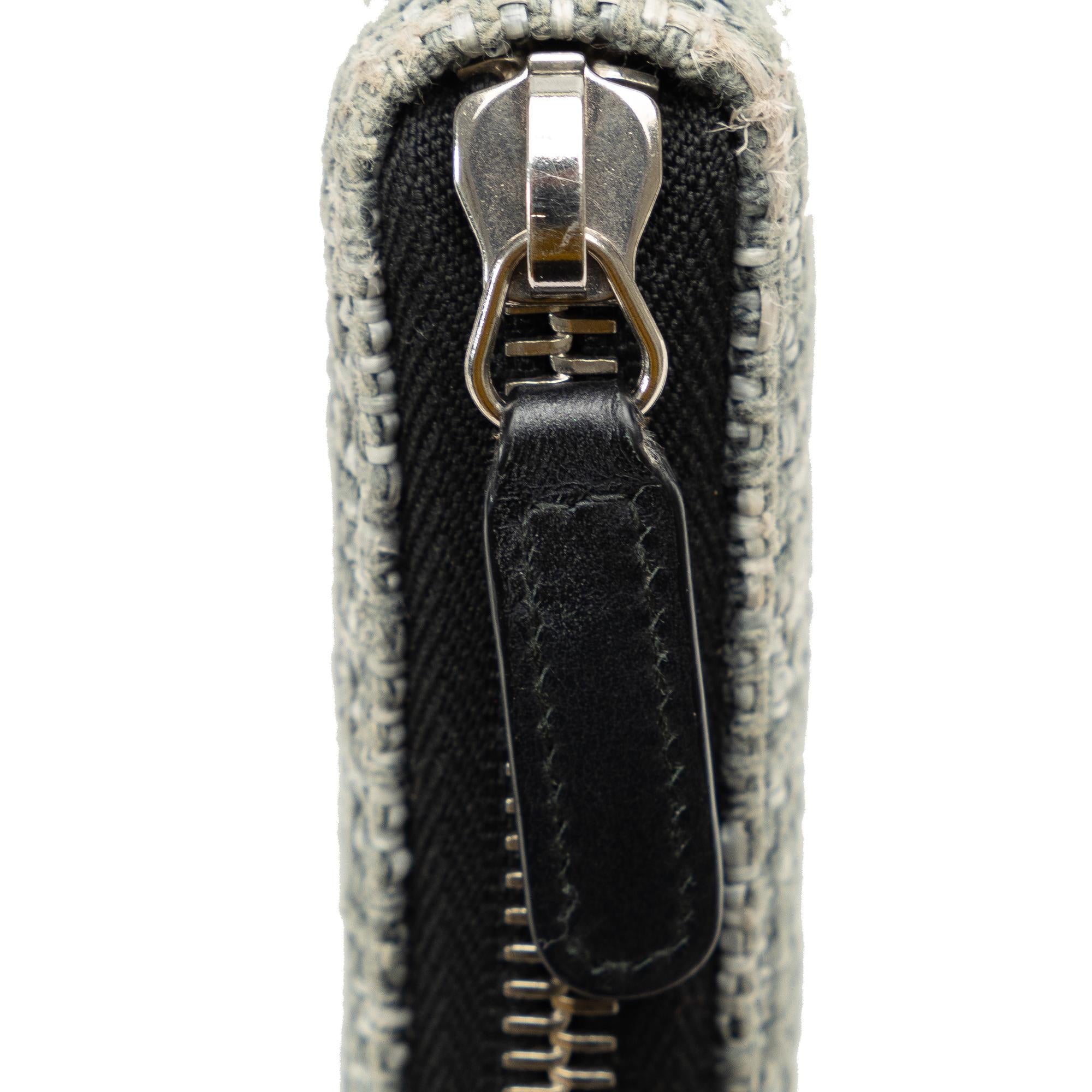 Chanel Tweed Deauville Continental Wallet