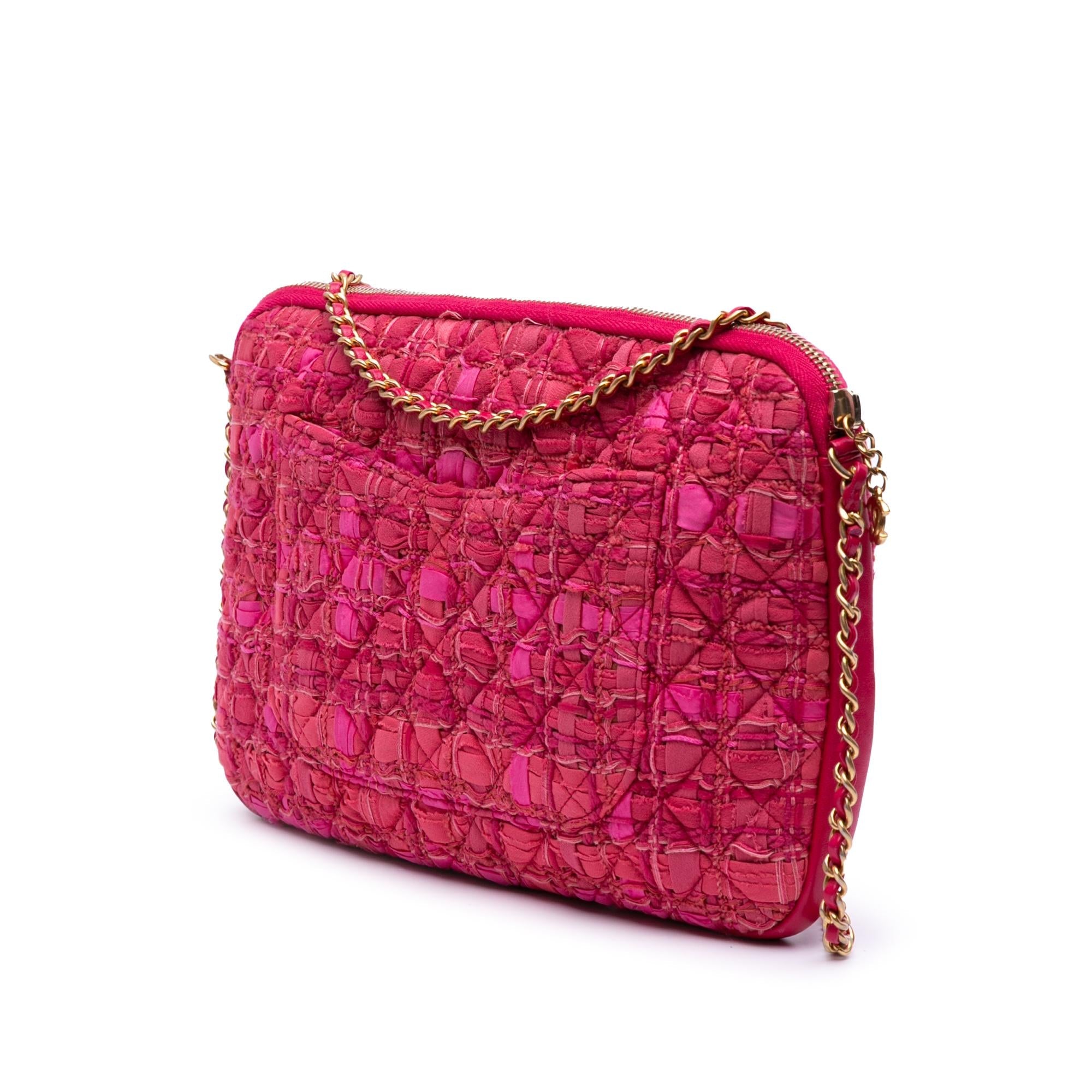 Chanel Tweed Girl Crossbody
