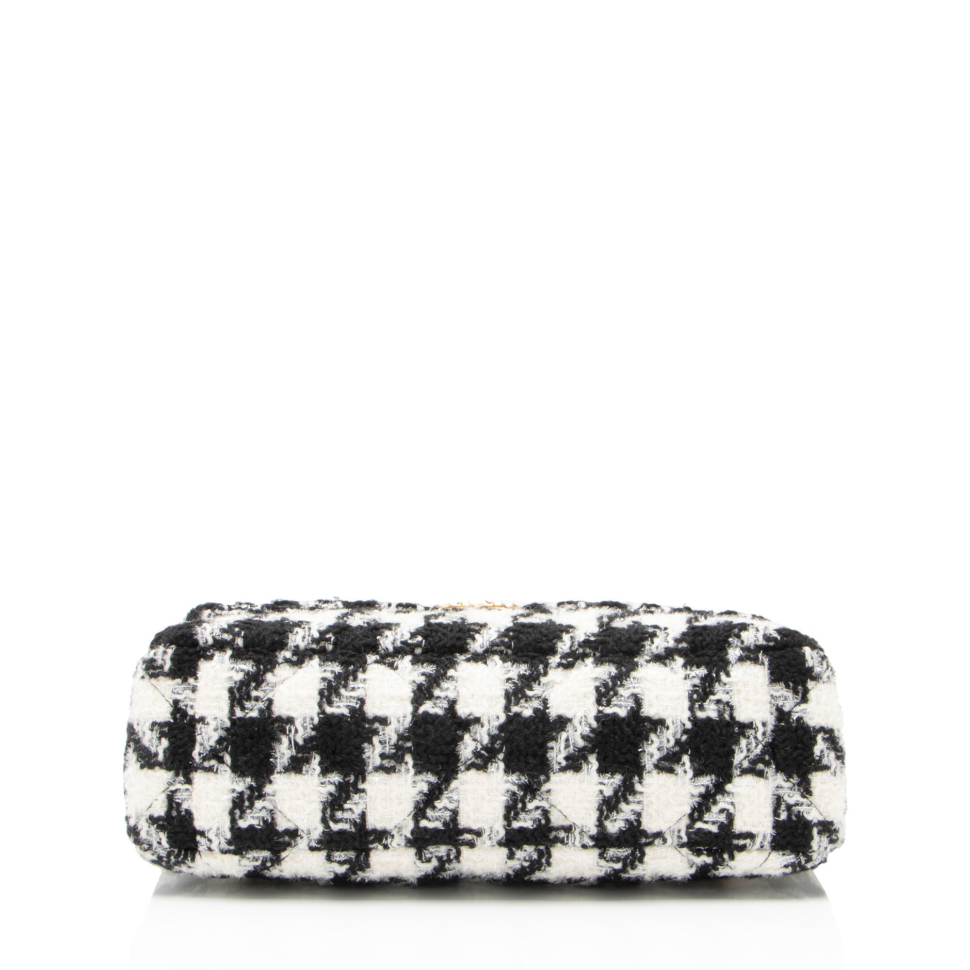 Chanel Tweed Houndstooth 19 Large Flap Shoulder Bag