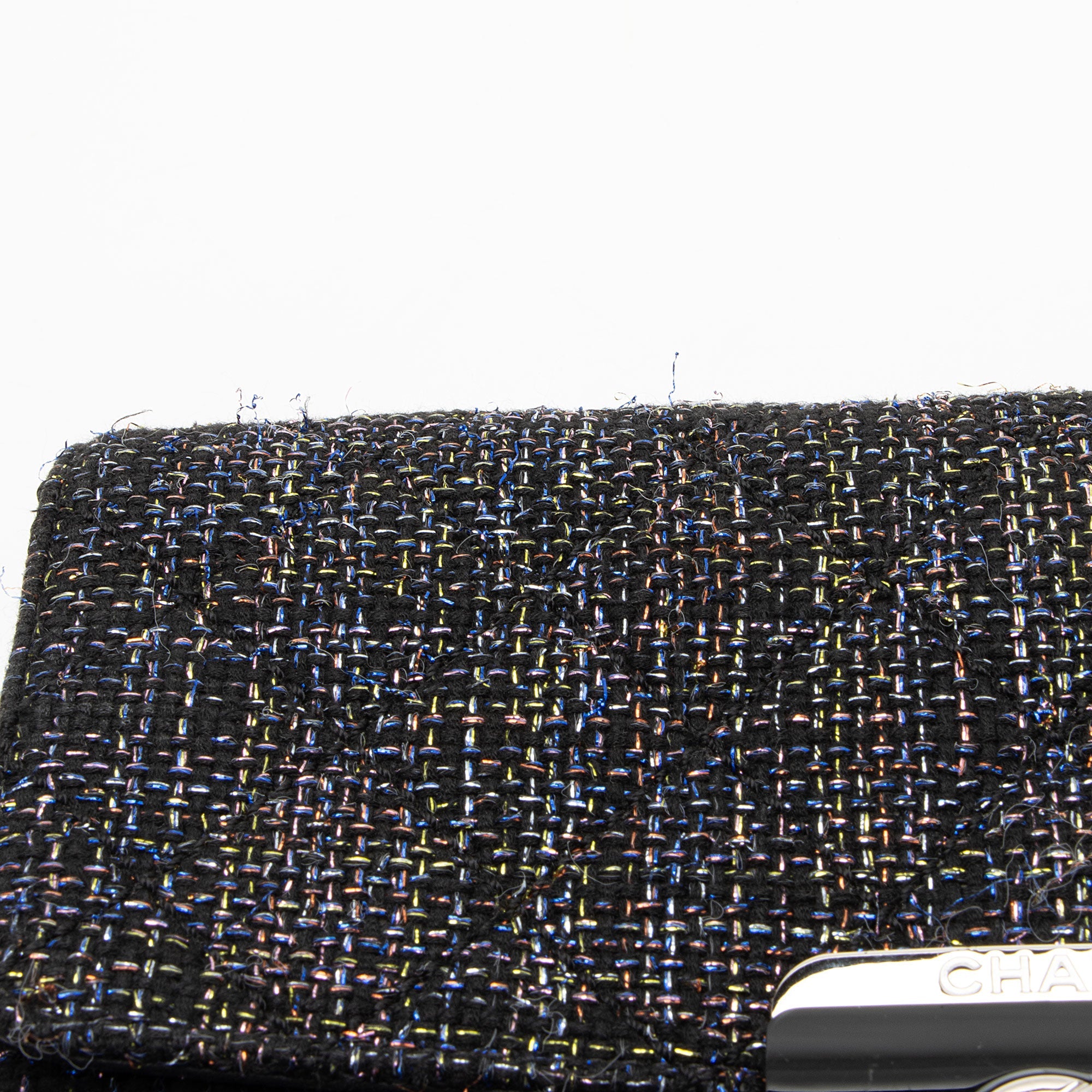 Chanel Tweed Lambskin Beauty Lock Flap Bag