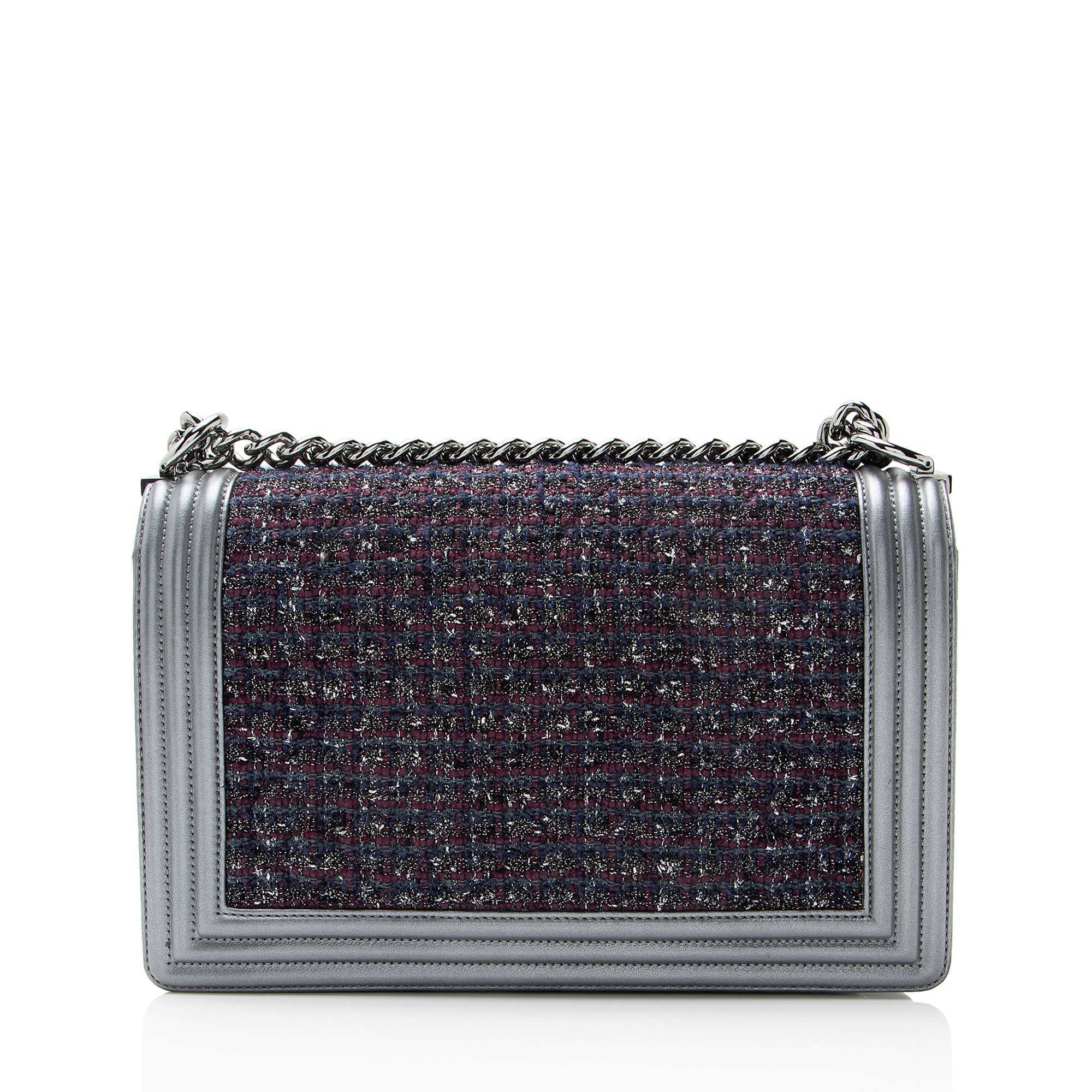 Chanel Tweed New Medium Boy Bag