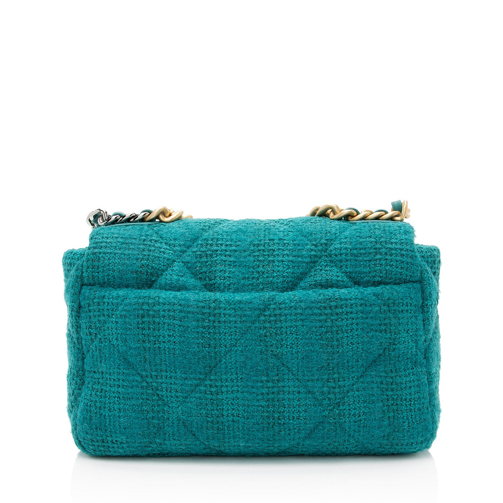 Chanel Tweed 19 Medium Flap Shoulder Bag