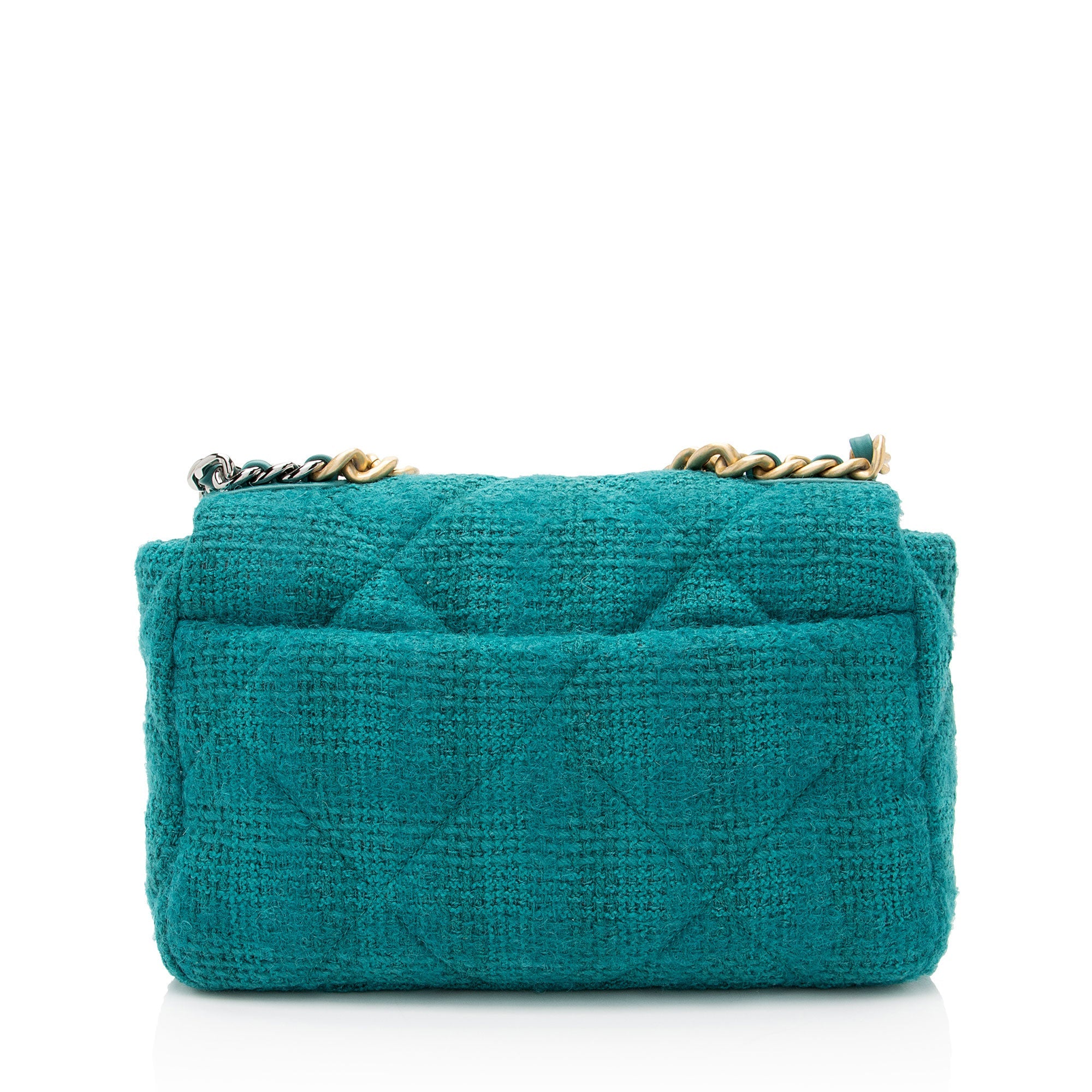 Chanel Tweed 19 Medium Flap Shoulder Bag