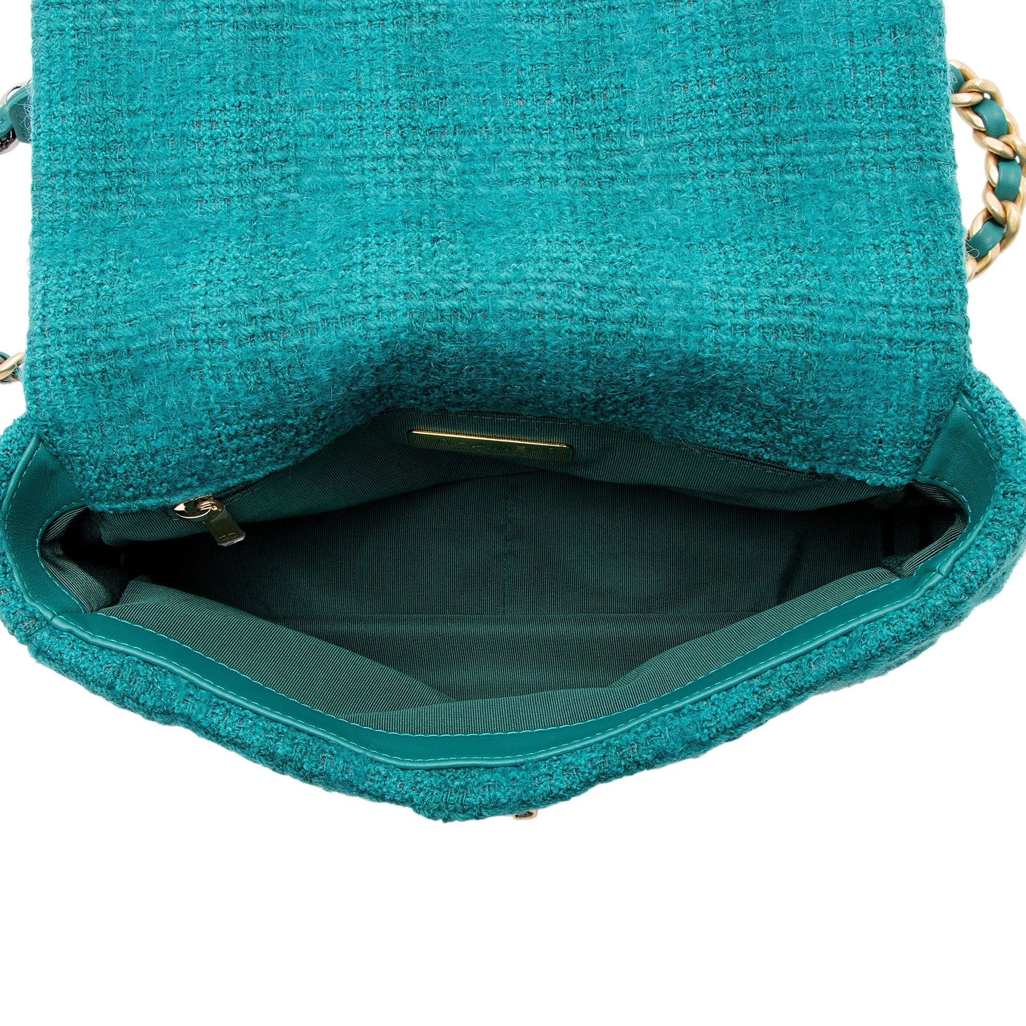 Chanel Tweed 19 Medium Flap Shoulder Bag