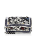 Chanel Tweed Silicone Medium Double Flap Bag