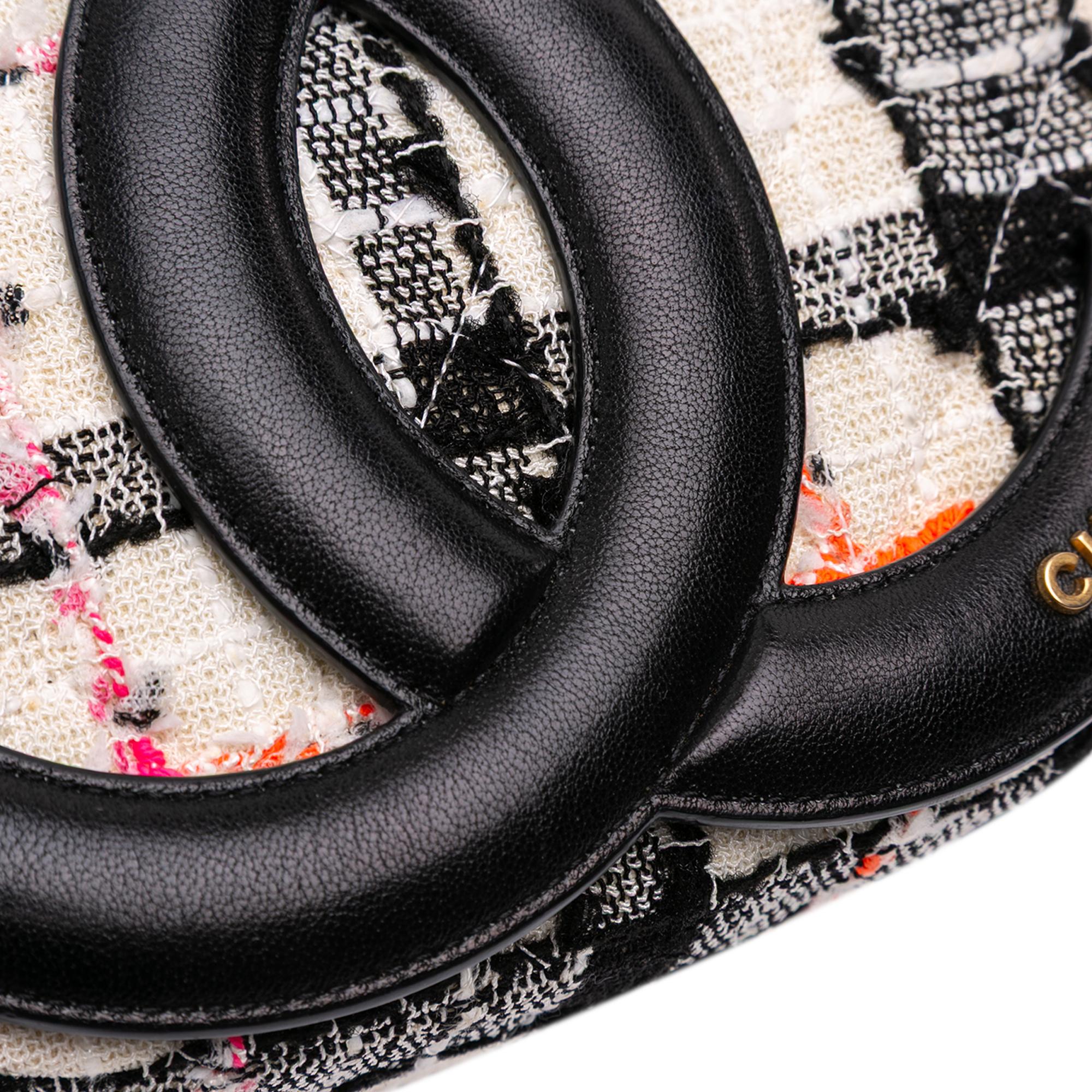 Chanel Tweed and Lambskin Coco Midnight Camera Bag