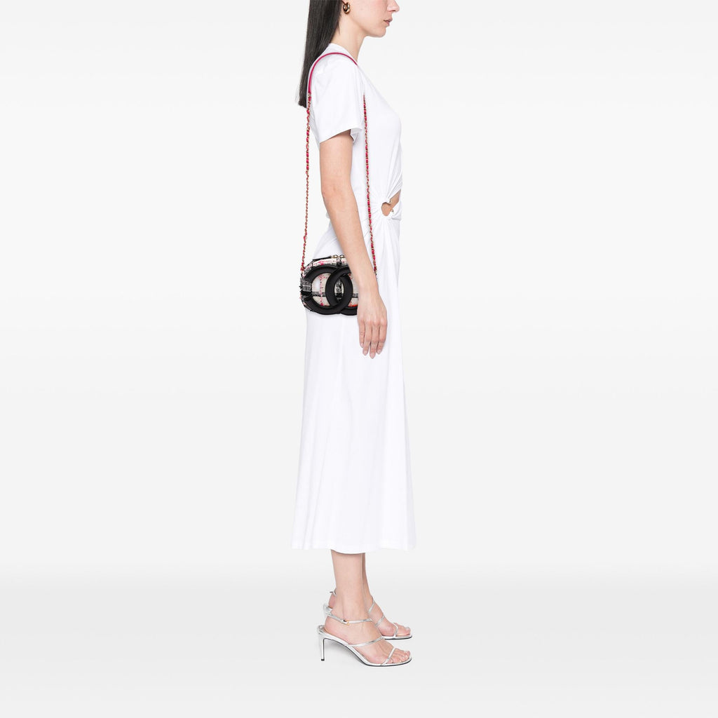 Chanel Tweed and Lambskin Coco Midnight Camera Bag