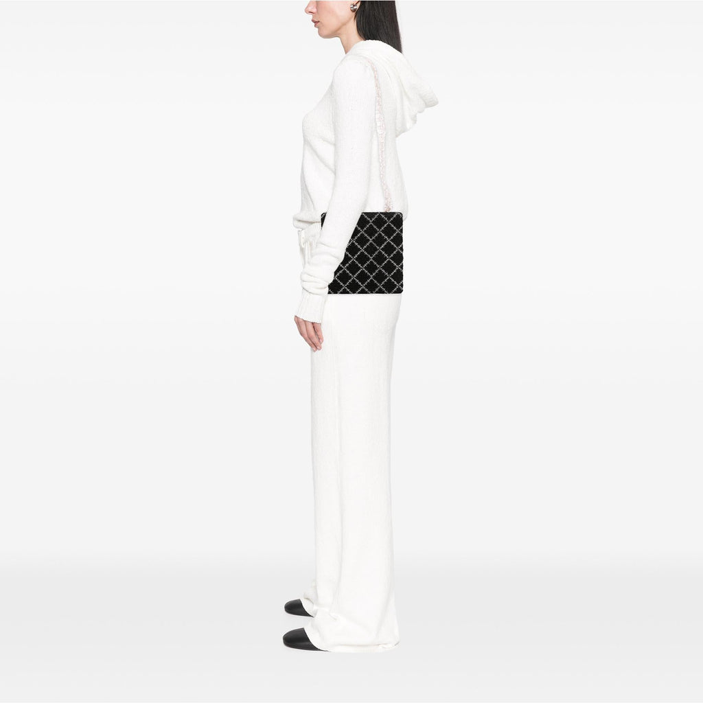 Chanel Tweed and Resin Zipped Chain Shopping Bag
