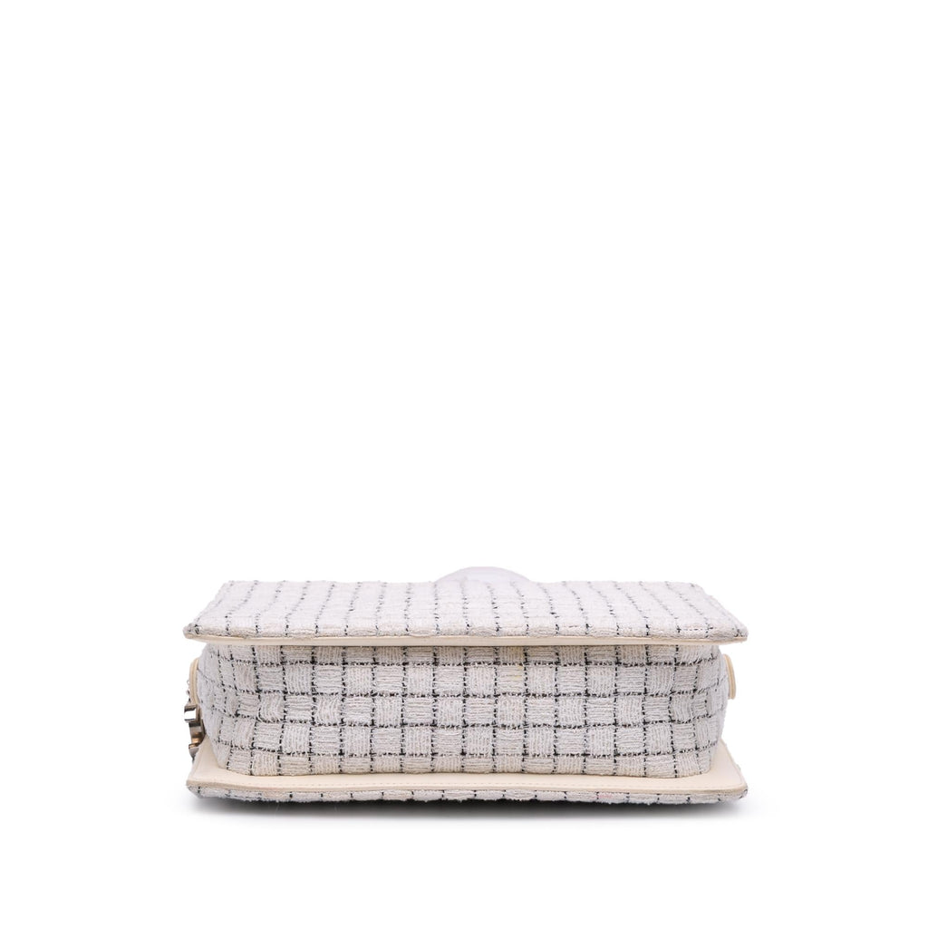 Chanel Tweed and Resin Zipped Shopping Bag