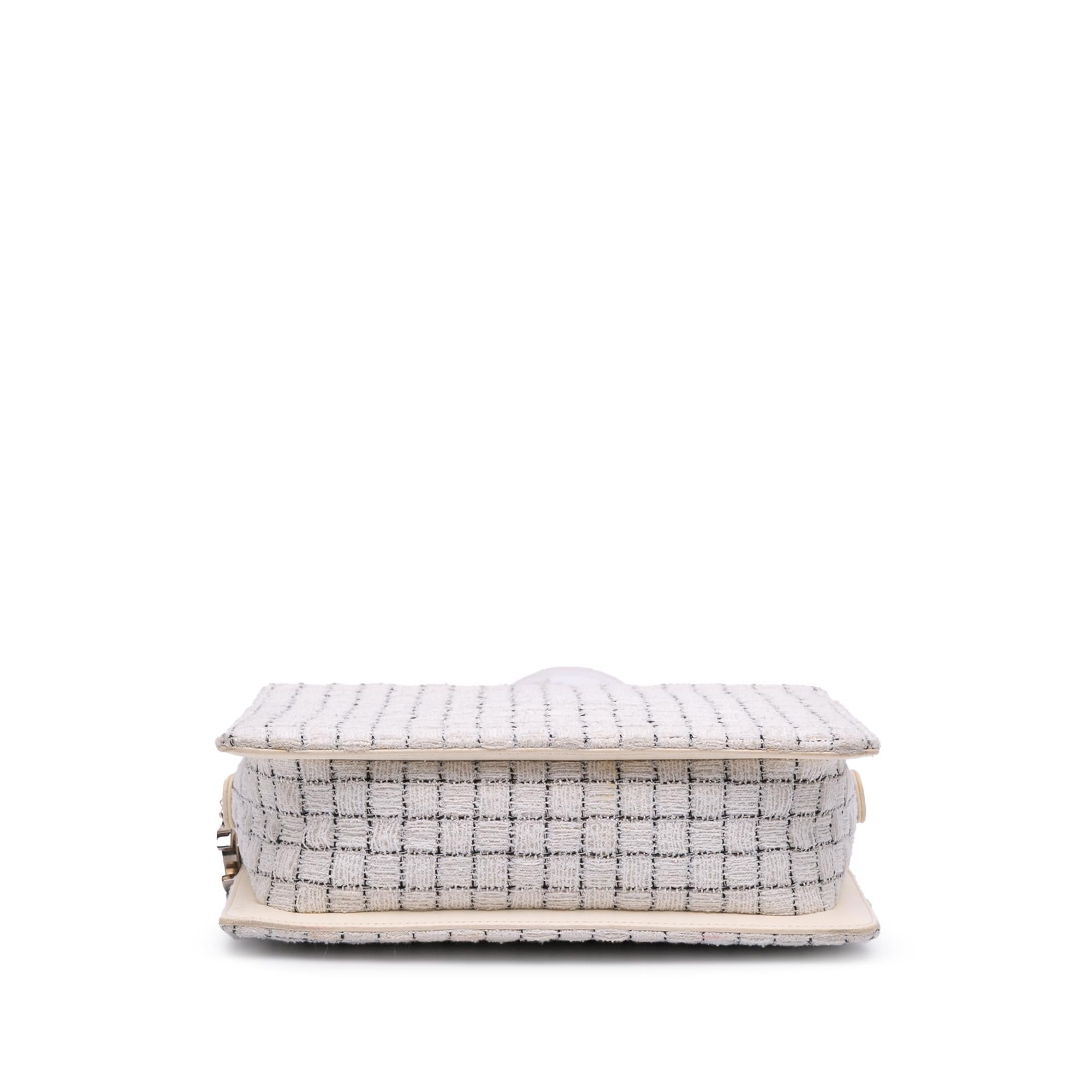Chanel Tweed and Resin Zipped Shopping Bag