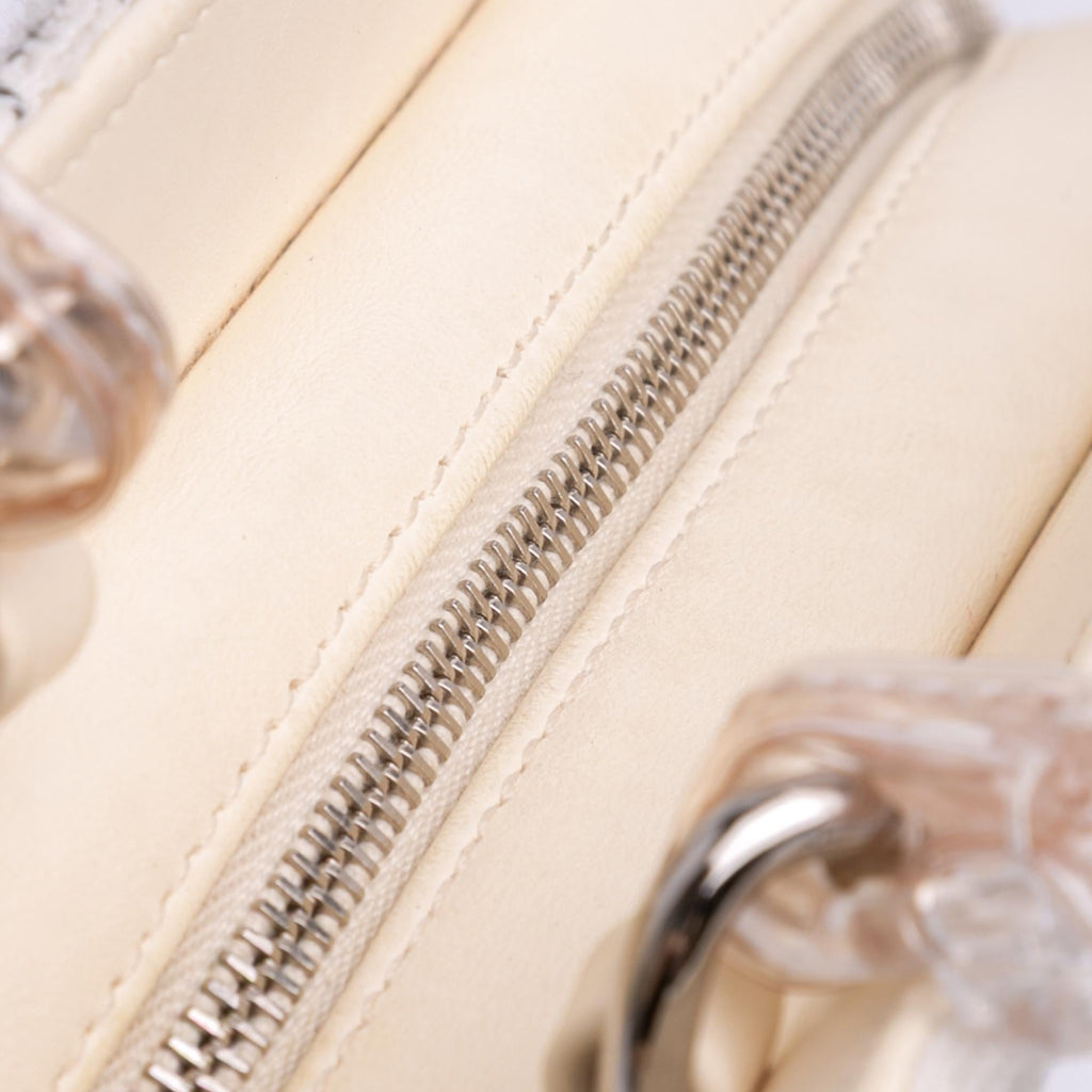 Chanel Tweed and Resin Zipped Shopping Bag