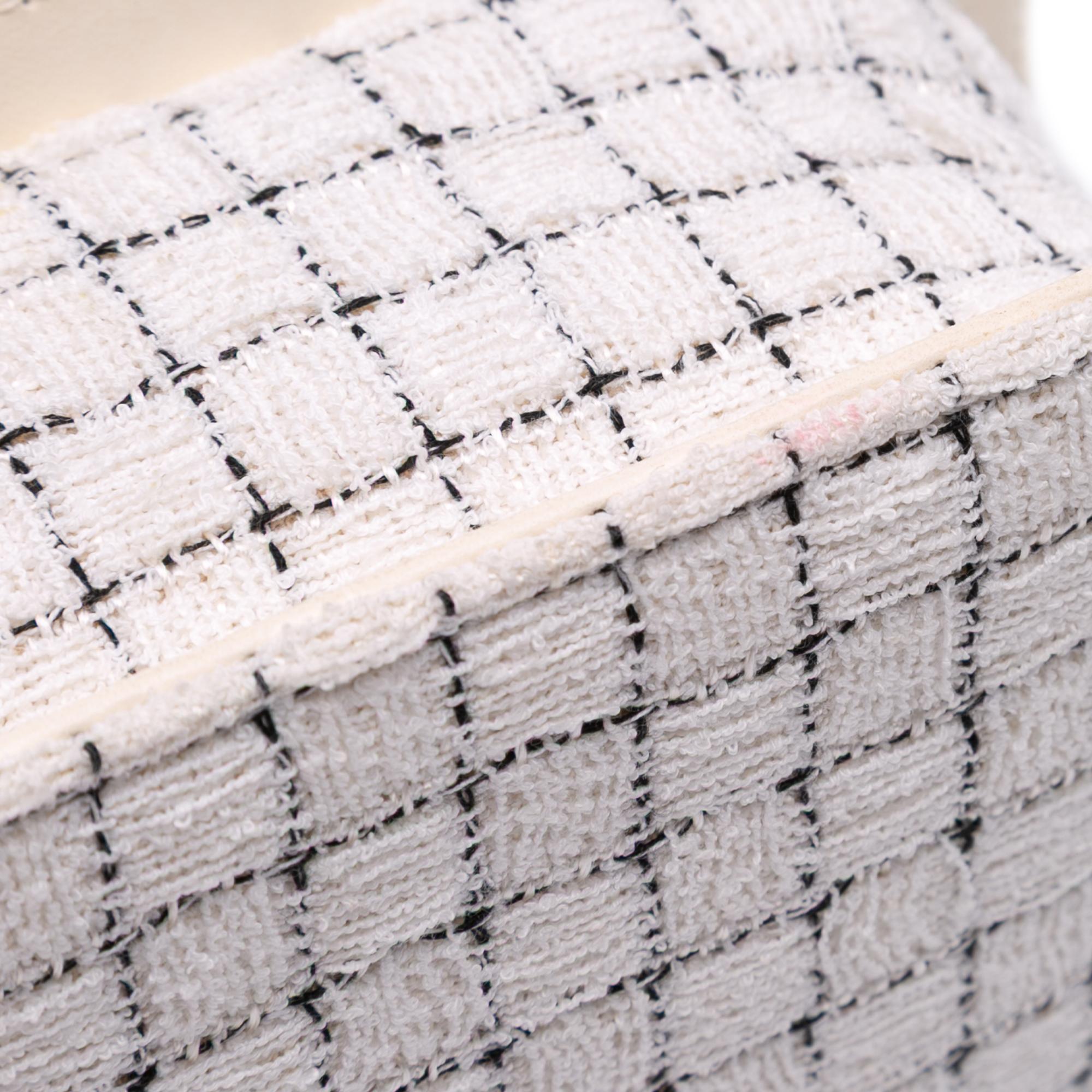 Chanel Tweed and Resin Zipped Shopping Bag
