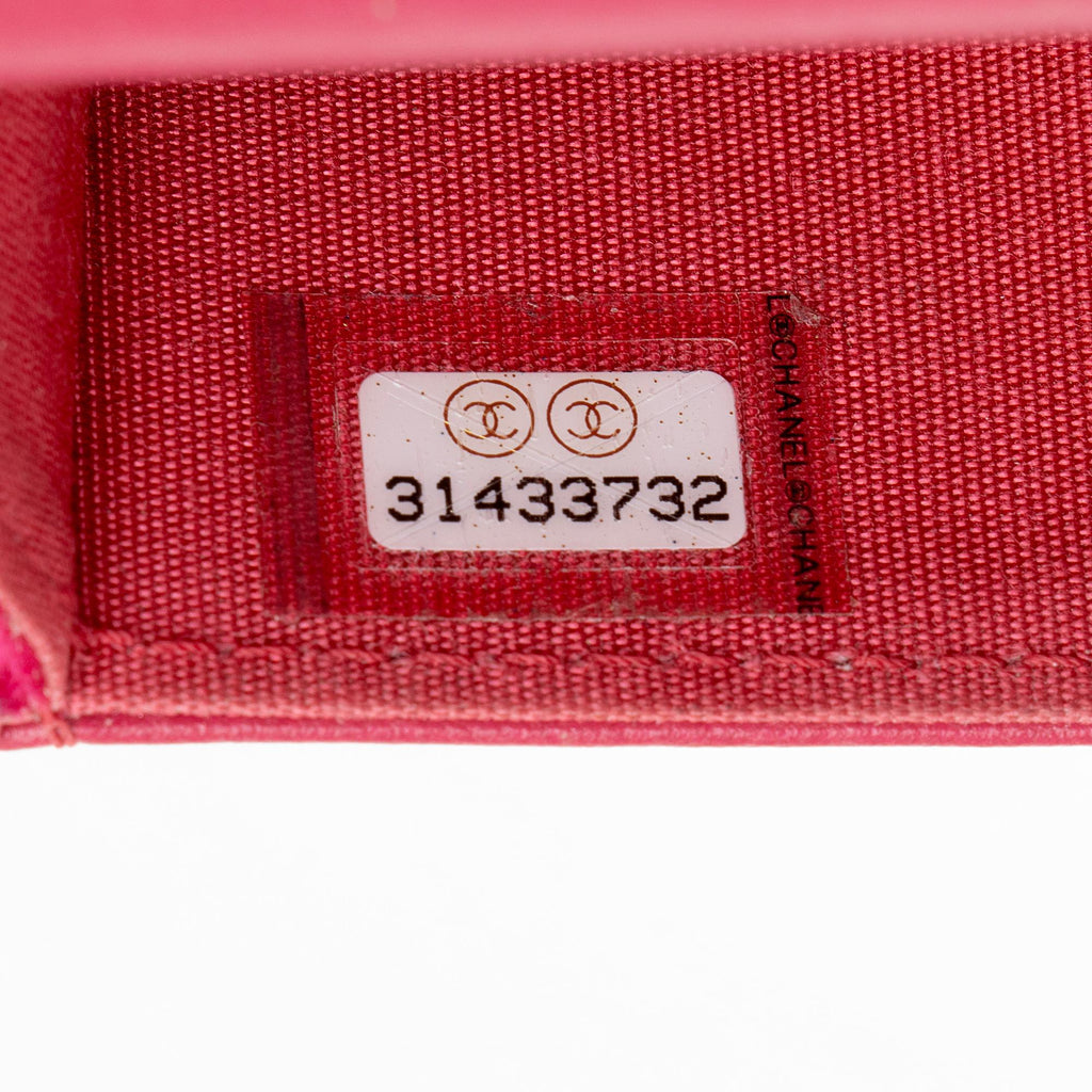 Chanel Velvet Camellia Flap Coin Purse on Chain (SHF-22731)