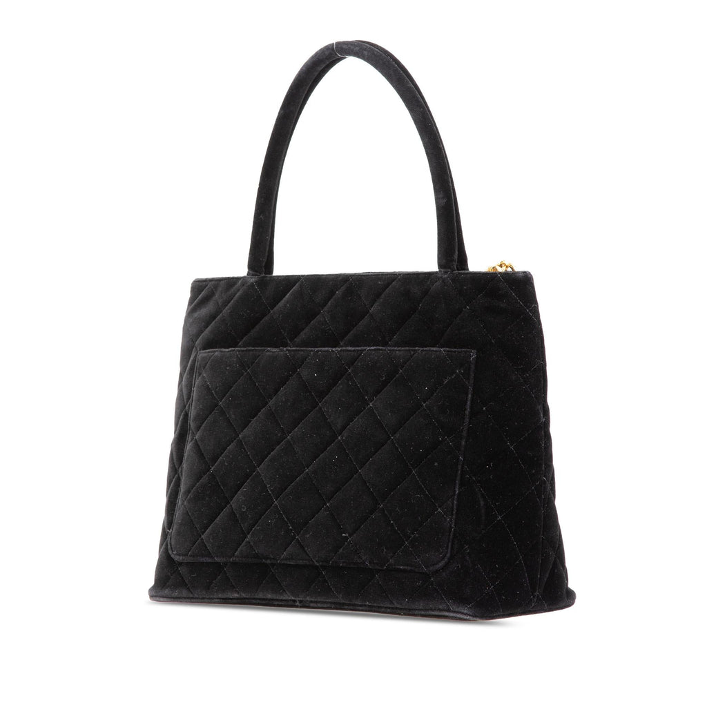 Chanel Velvet Medallion Tote