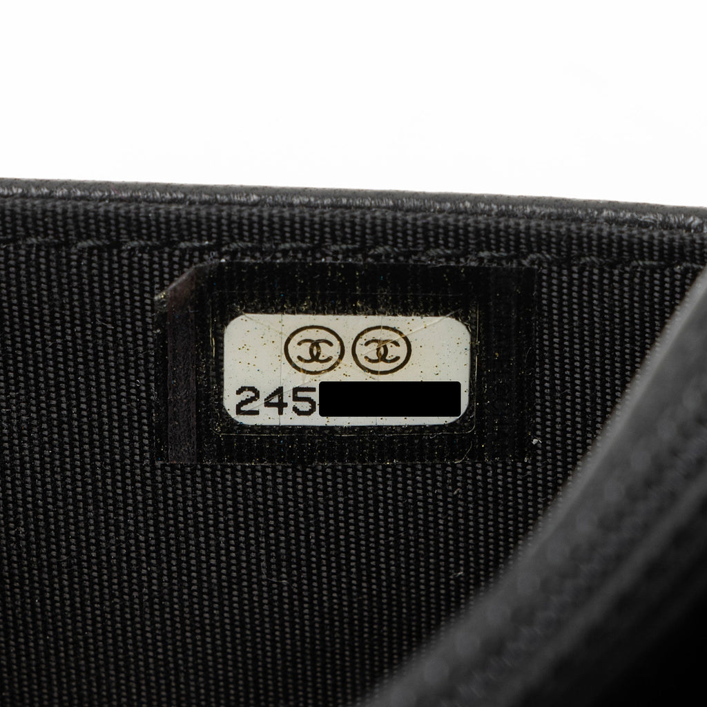 Chanel Velvet Pearl Embellished Wallet on Chain (SHF-aGIZaD)