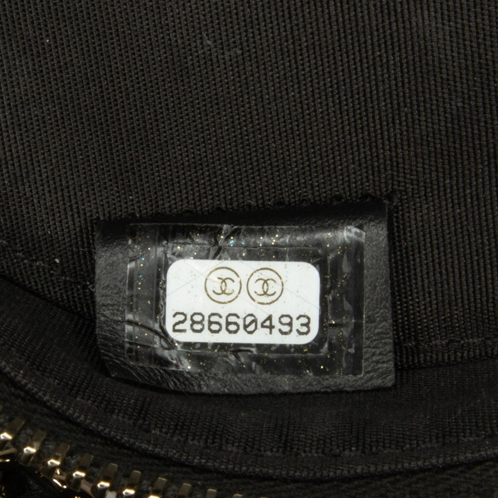 Chanel Velvet Pearl Sequin Round Crossbody