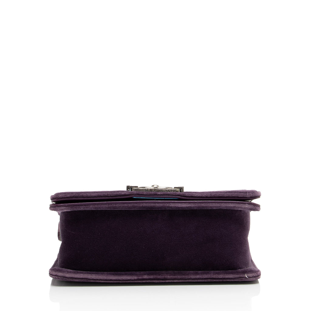 Chanel Velvet Small Boy Bag (SHF-f64Ll3)
