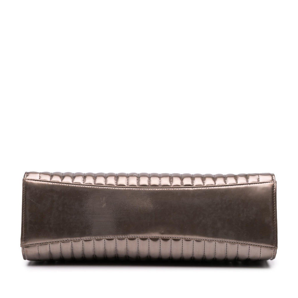 Chanel Vertical Quilted Patent Maharaja Express Flap
