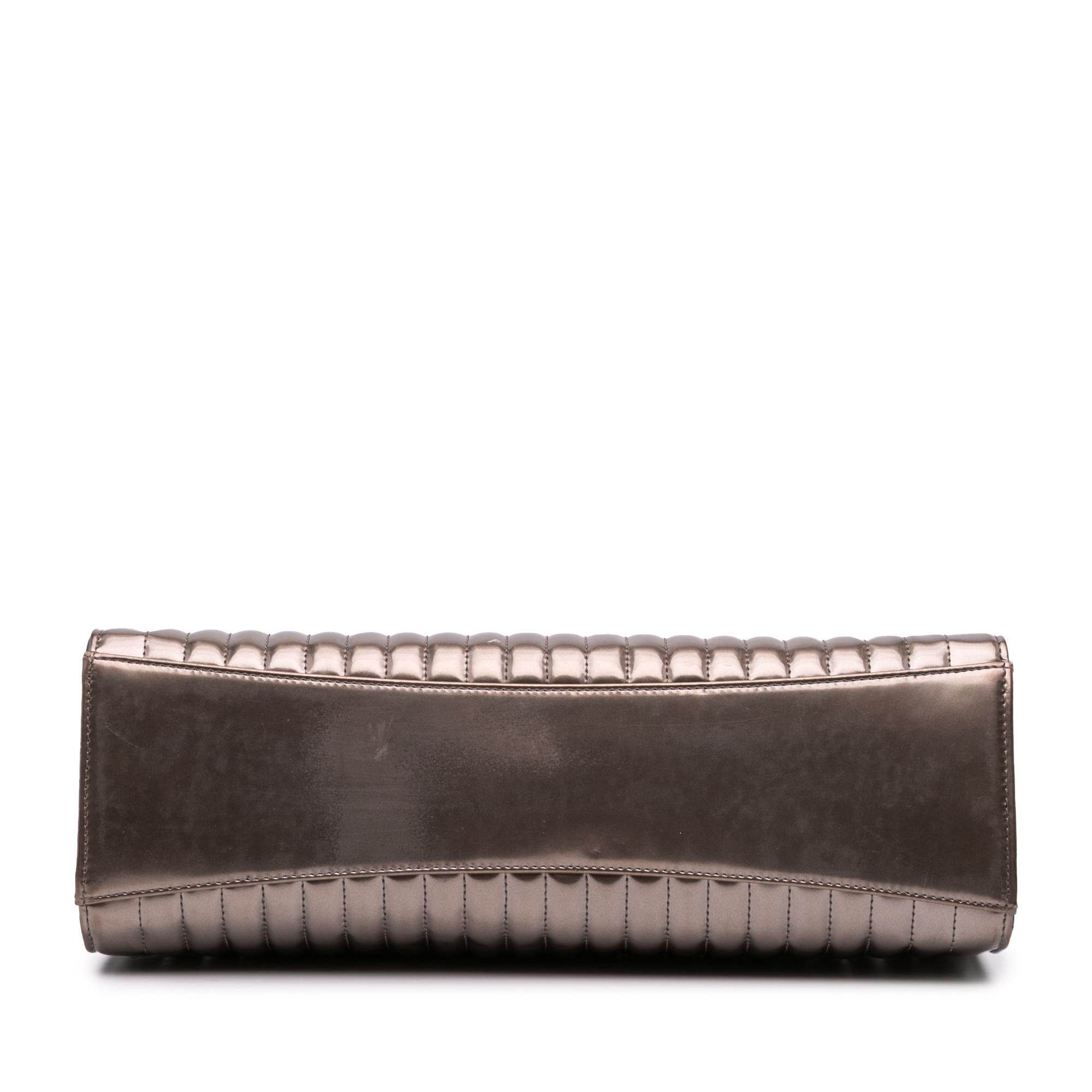 Chanel Vertical Quilted Patent Maharaja Express Flap