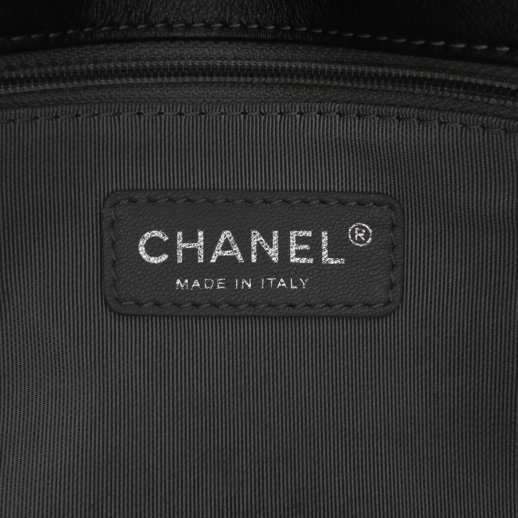 Chanel Vertical Quilted Patent Maharaja Express Flap