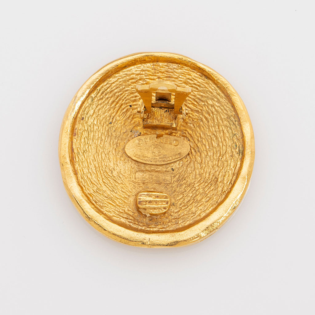 Chanel Vintage 31 Rue Coin Clip On Earrings