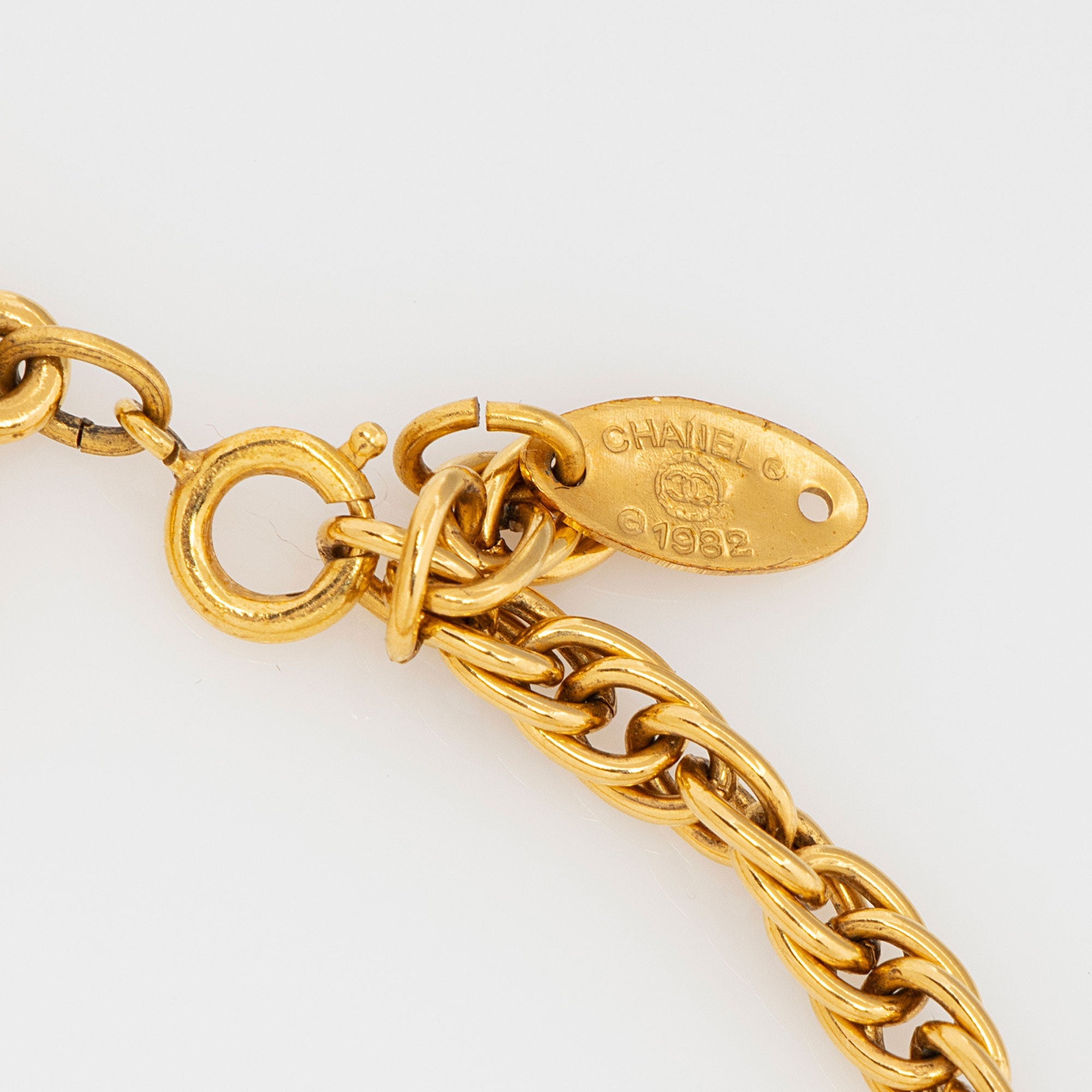 Chanel Vintage CC Link Bracelet