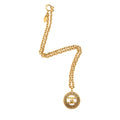 Chanel Vintage CC Open Medallion Necklace
