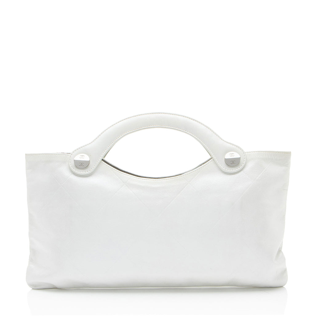 Chanel Vintage Calfskin Flat Tote - FINAL SALE