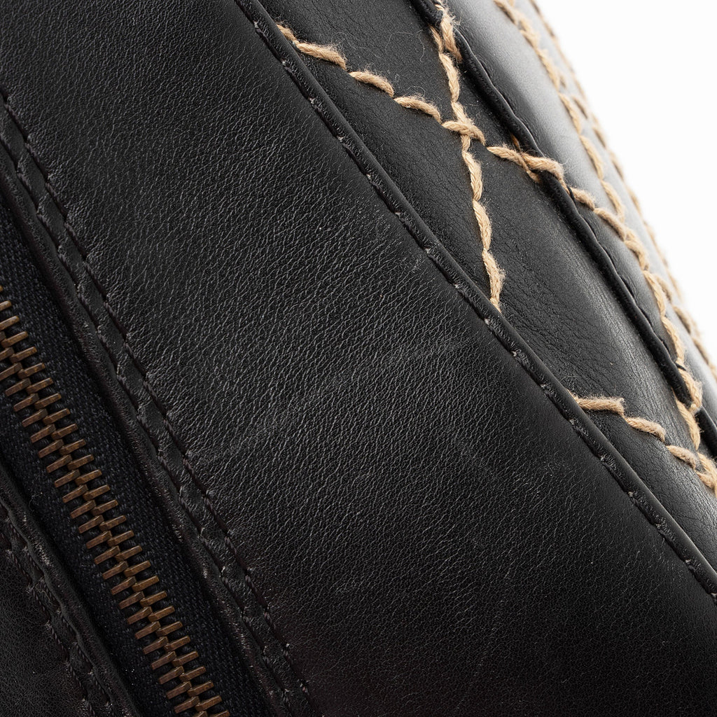 Chanel Vintage Calfskin Wild Stitch Large Satchel