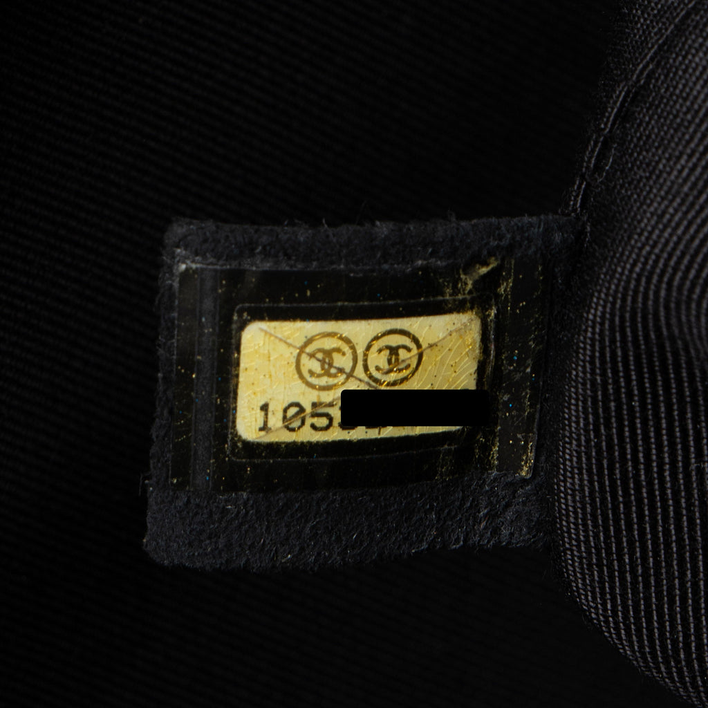 Chanel Vintage Canvas Camellia No. 5 Tote