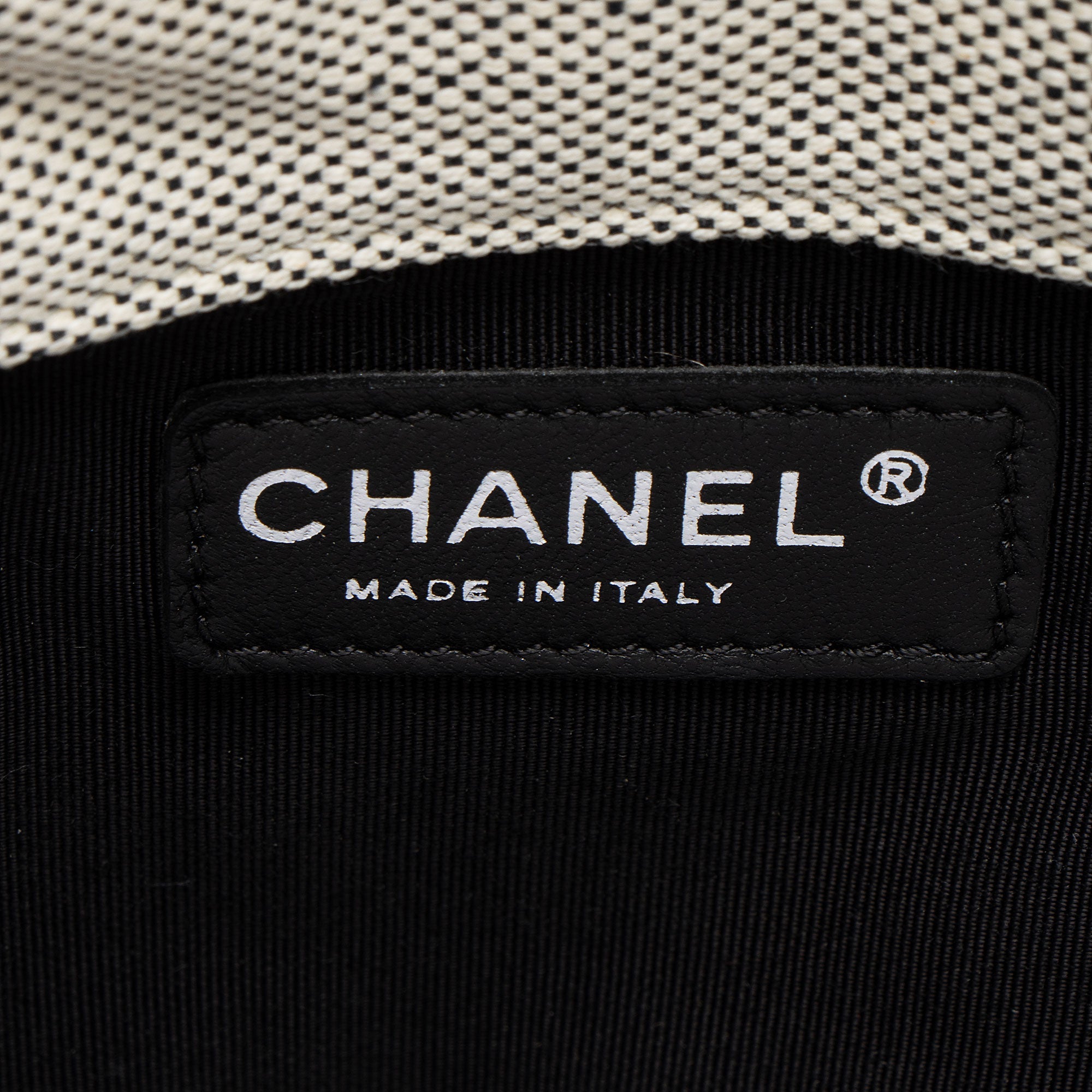 Chanel Vintage Canvas Camellia No. 5 Tote