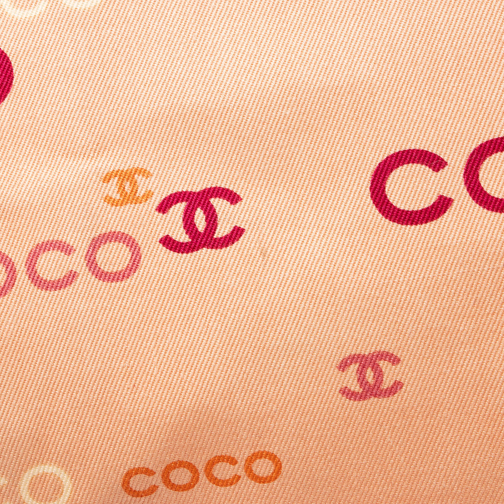 Chanel Vintage Canvas Coco Logo Tote