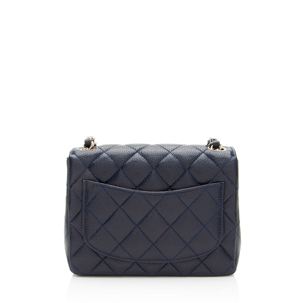 Chanel Vintage Caviar Classic Square Mini Flap Bag