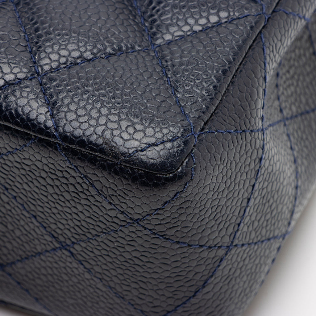 Chanel Vintage Caviar Classic Square Mini Flap Bag