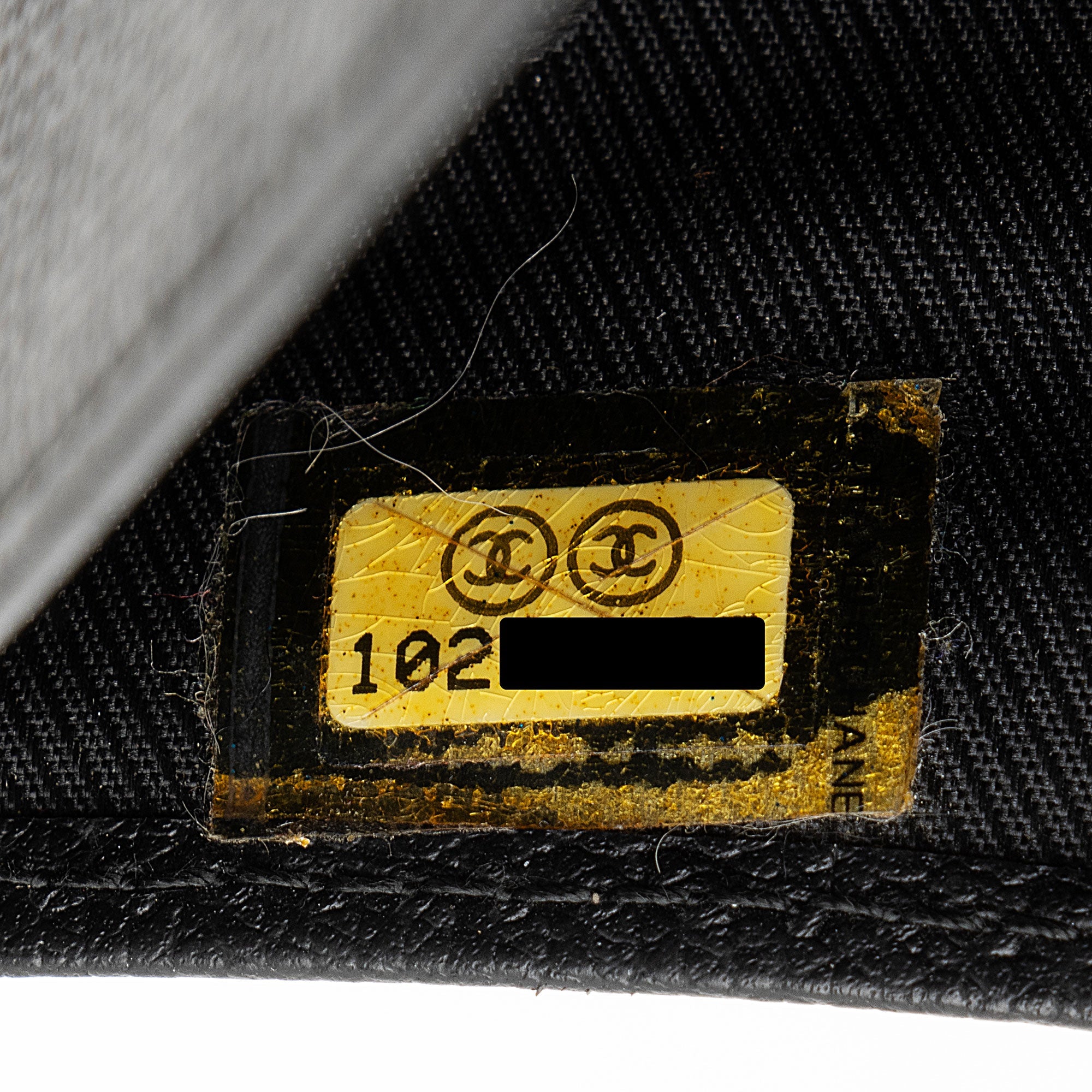 Chanel Vintage Caviar Leather Long Wallet
