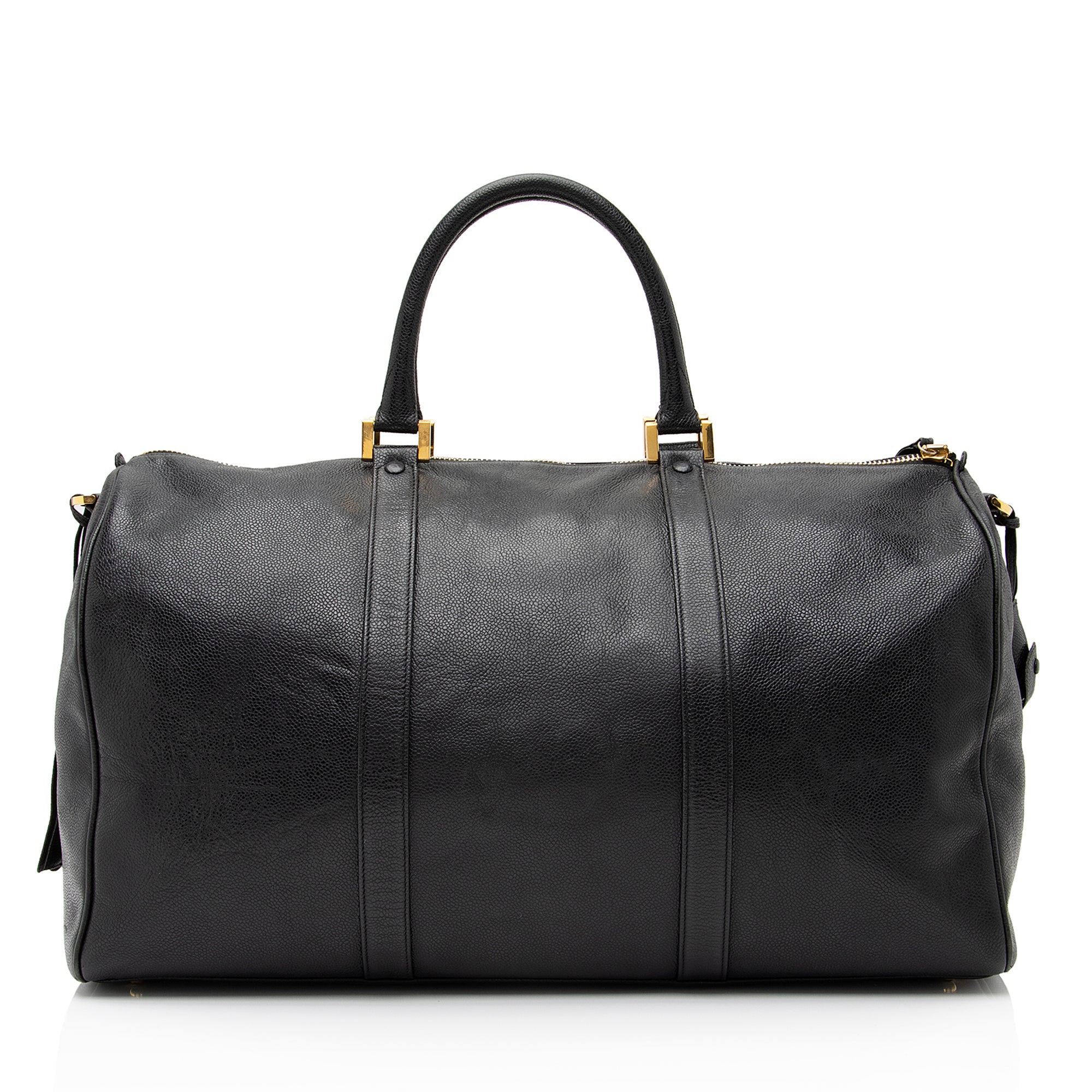 Chanel Vintage Caviar Leather Timeless CC Duffle Bag (SHF-8OA81f)