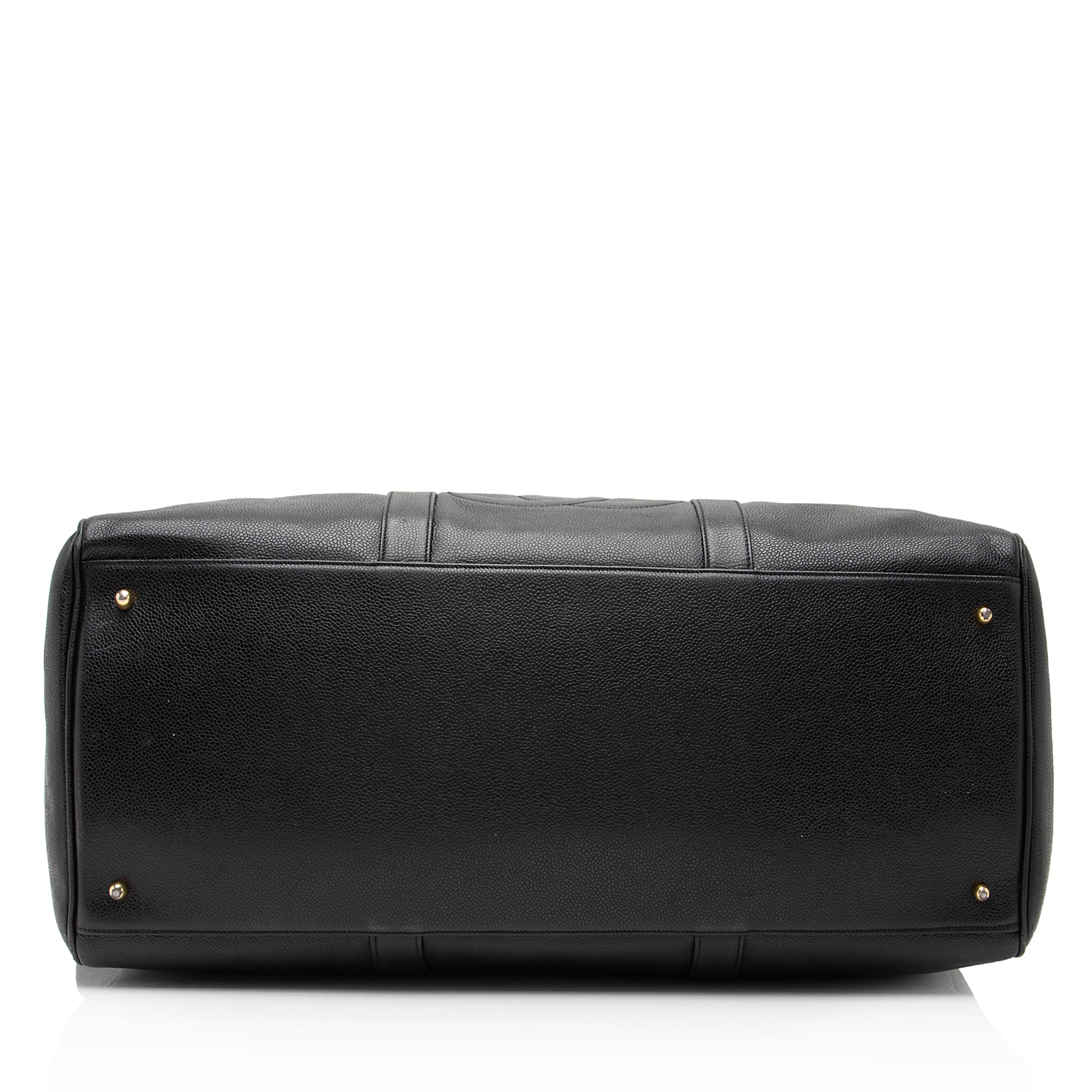 Chanel Vintage Caviar Leather Timeless CC Duffle Bag (SHF-8OA81f)